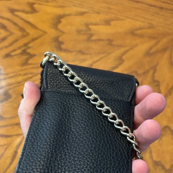 Kate Spade Black Leather Phone Crossbody - Picture 8 of 9